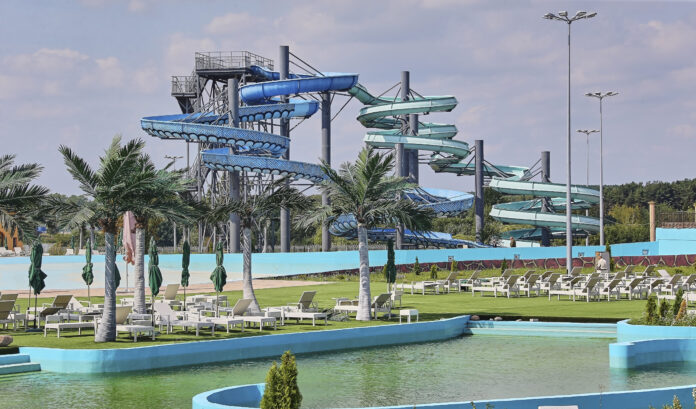 scivoli in un parco acquatico